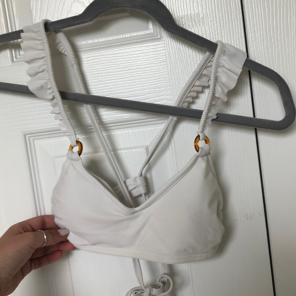 Small White Swim Top